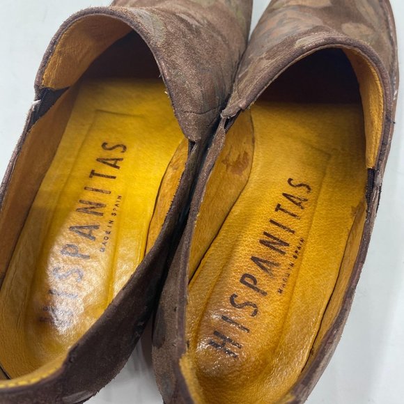 Hispanitas Hand Painted Shoes Sz 38 7 Floral - Picture 8 of 9